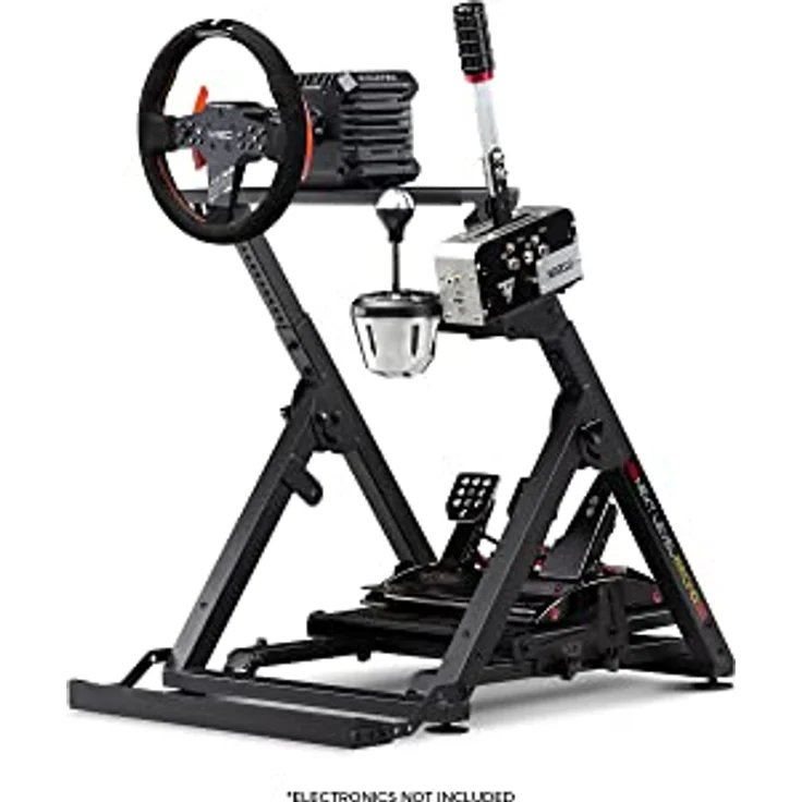 Next Level Racing F-GT LITE Sim-Racing-Cockpit, tragbares Renn-Cockpit mit verstellbaren Positionen für bis zu 130 kg, kompatibel mit Logitech®, Thrustmaster® und Fanatec® – Bild 4
