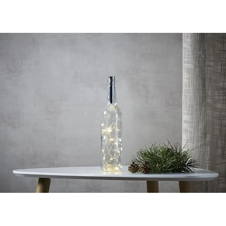 LED-Draht-Kette "Dew Drops", 15 warmwhite LED – Bild 2