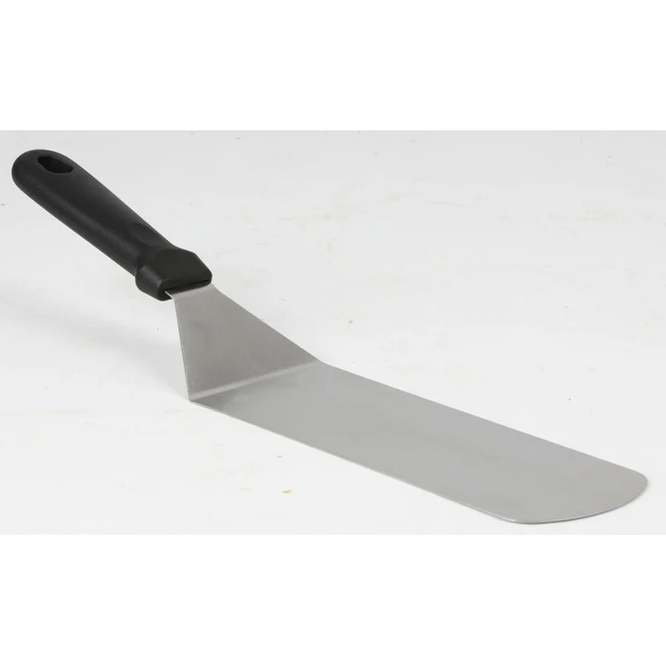 LANDMANN Burgerspachtel Edelstahl – großer Grillspachtel ca. 40×8×12 cm zum Wenden Pressen und Zubereiten von Burgern auf Grill Plancha oder Pfanne – Bild 3