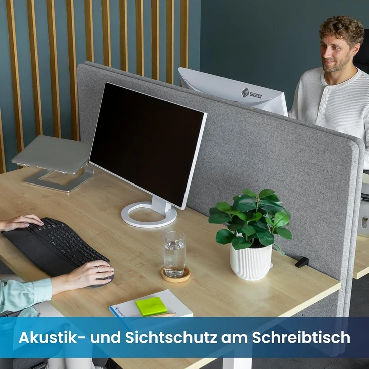 Ergotopia Raumteiler Akustik Trennwand Schreibtisch – Bild 3