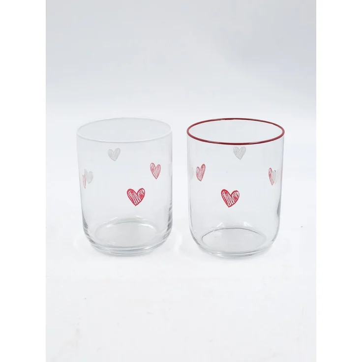 Hermia Concept 'Forever Us - Transparent' Gläser-Set (2-teilig), Transparent, 7,8 x 7,8 x 9,8 cm, 350 ml – Bild 2