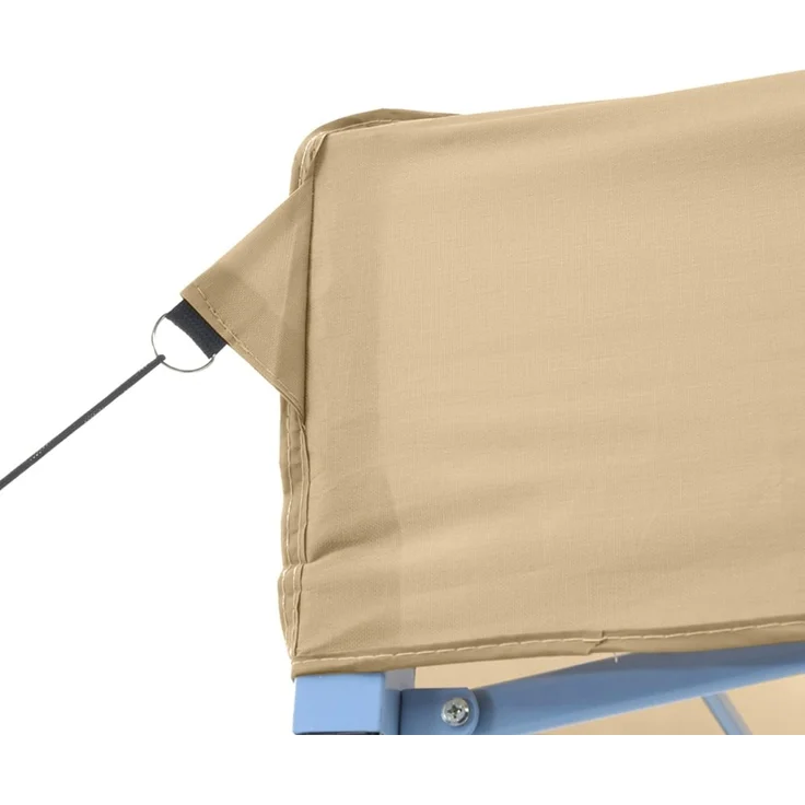 Partyzelt Faltbar, Gartenzelt Pop-Up Beige 410x279x315 cm – Bild 6
