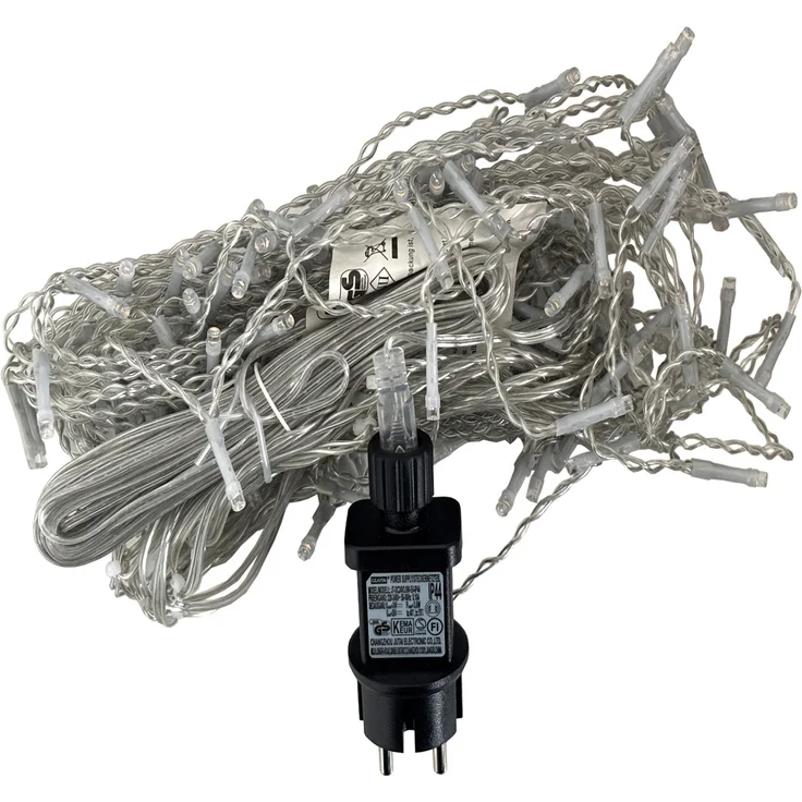 160er LED Lichtervorhang Lichterkette Außen Innen Weihnachtslicht warmweiß – Bild 6