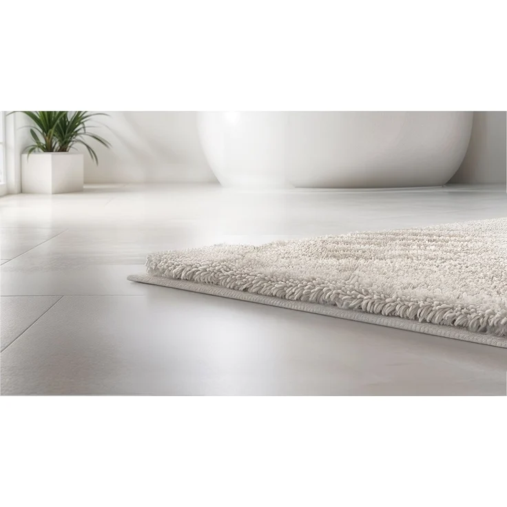 Badematte >FERYA< in natur, 100% Polyester MAGICSOFT - 100x60x1,8cm (LxBxH) – Bild 4