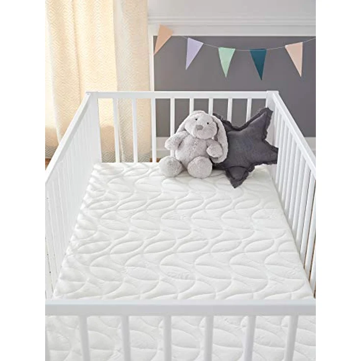 Babysom - Babymatratze Bambus | 70x140 cm | Kindermatratze | Naturfaser | Atmungsaktiv | Bezug abziehbar | Luftdurchlässiger Kaltschaum | Geprüft | Höhe 10cm – Bild 3