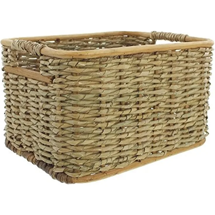 Füllkorb Schilfstroh klein Aufbewahrungskorb Schale Obstkorb Tischdeko Korb