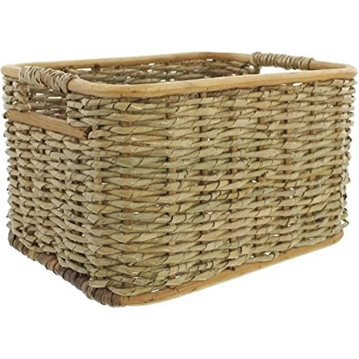 Füllkorb Schilfstroh klein Aufbewahrungskorb Schale Obstkorb Tischdeko Korb – Bild 1