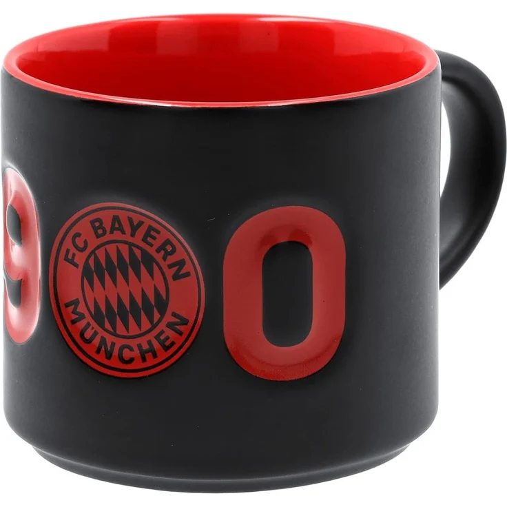 FC Bayern München Tasse FC Bayern München I Tasse 1900, Schwarz I 0,4l, Keramik – Bild 4