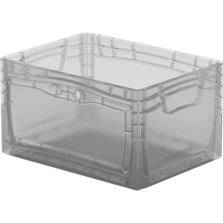 Surplus Systems Eurobox Door 40 x 30 x 22 cm, 20 L, transparent – Bild 2