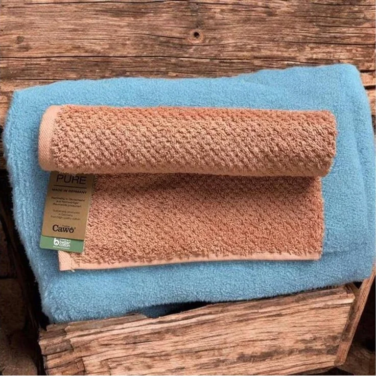 Cawö Home Handtücher Frottiertuchserie Pure 6500, 100% Baumwolle