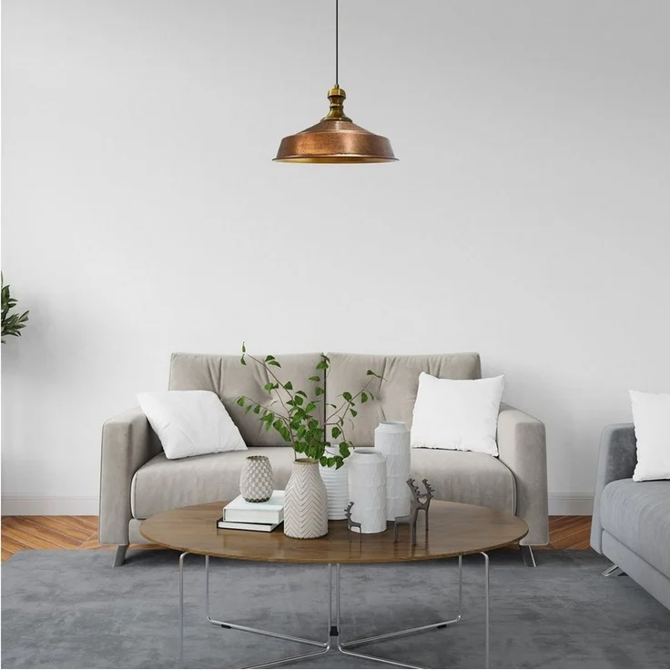 Bamyum Pendelleuchte Bamyum Asletl-Knob Industrie Pendelleuchte, 41 cm Moderne Metall Lampe – Bild 3