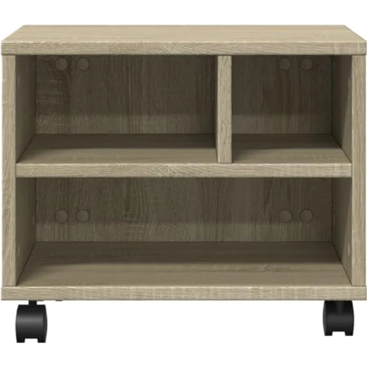vidaXL Druckerständer mit Rollen Sonoma-Eiche 41x32x34,5 cm 840613 – Bild 6