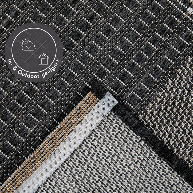 Andiamo Outdoorteppich Arizona anthrazit, 200 x 290 cm – Bild 3