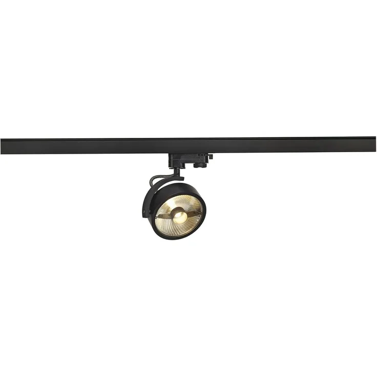 SLV No. 152610 KALU TRACK Spot GU10 schwarz max. 75W inkl. 3Phasen-Adapter