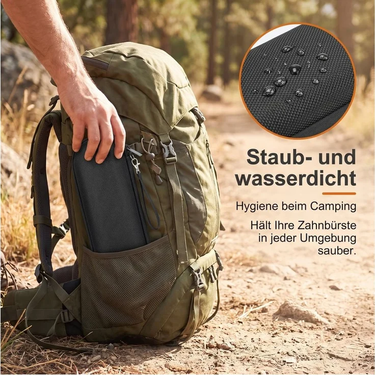 AIMAX Aufbewahrungsbox Elektrisches Zahnbürsten Etui, Reisebox kompatibel, mit Oral-B & Philips – Bild 2