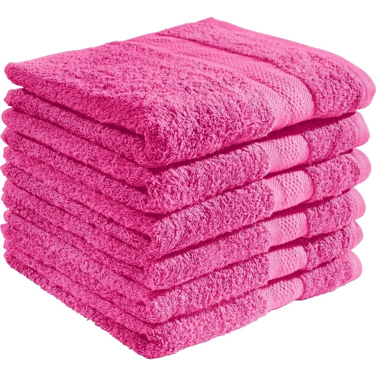 REDBEST Handtuch Handtuch "Chicago" 6er-Pack, Frottier, Walk-Frottier Uni – Bild 1
