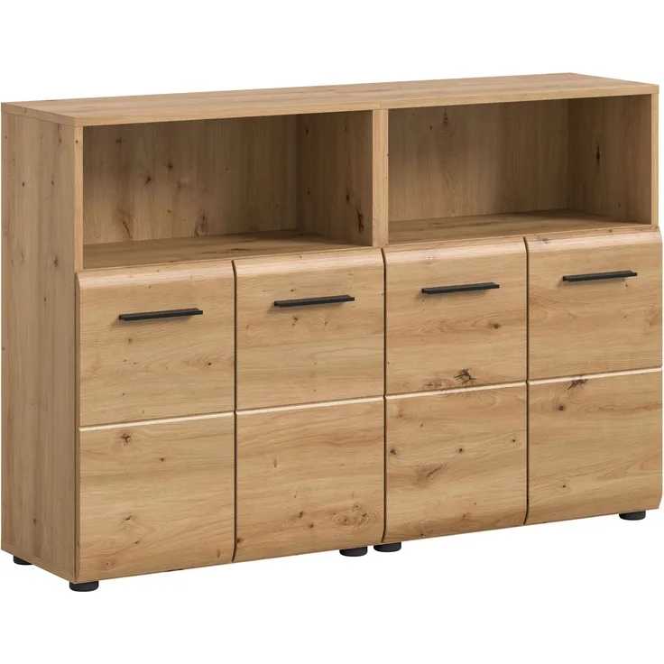 Badkombination (B/H/T: 120x80x30 cm) in Artisan Oak Nachbildung und Artisan Oak Nachbildung