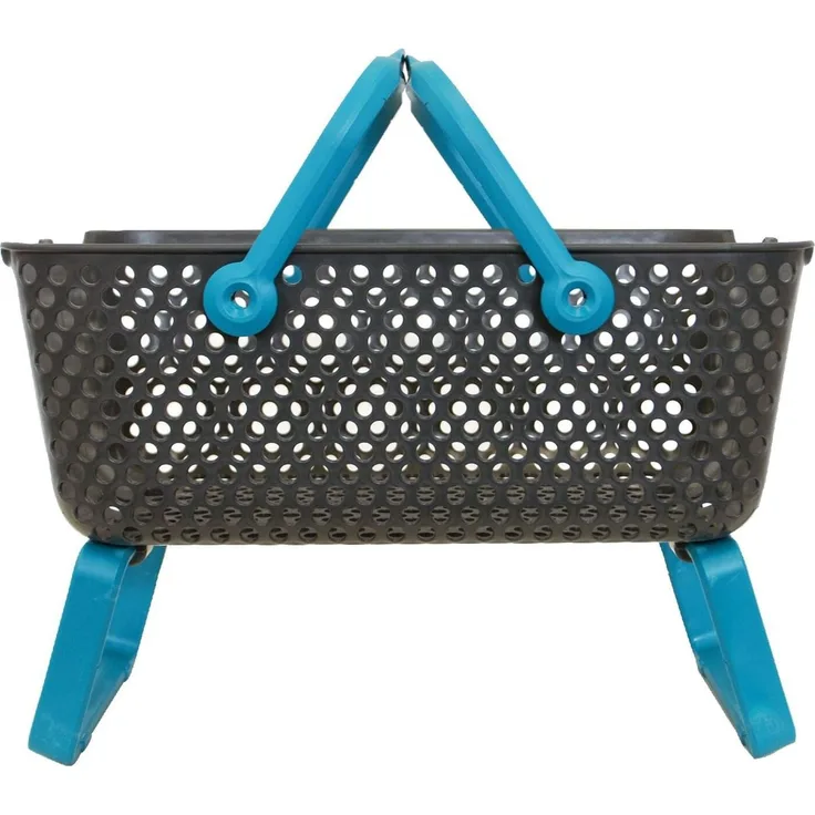 Kajo Erntekorb | grau / türkis (15 L)