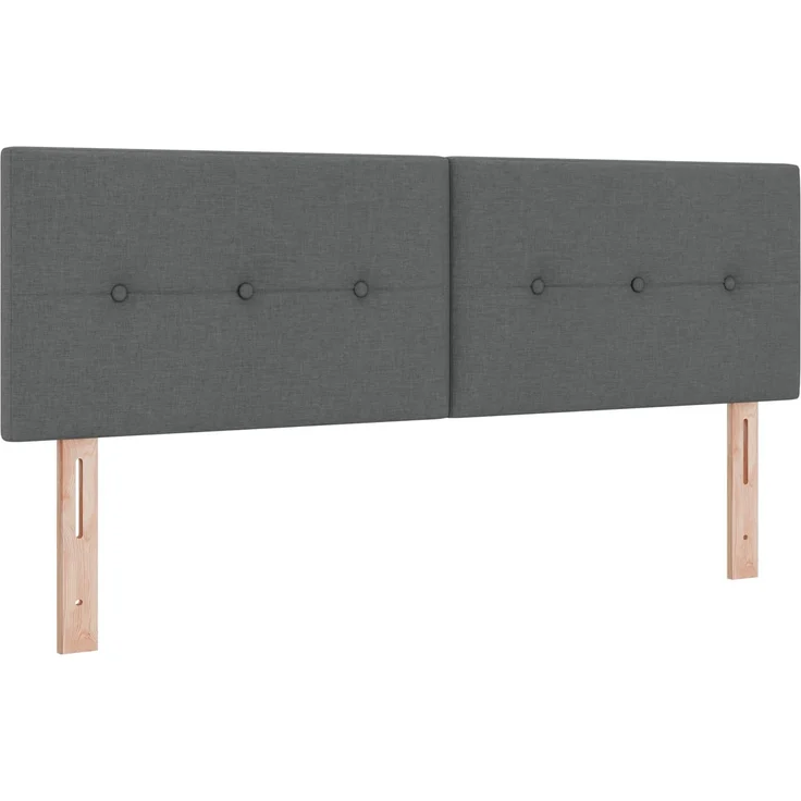 vidaXL Ottoman Bett mit Matratze Dunkelgrau 140 x 200 cm Stoff 3456331 – Bild 4
