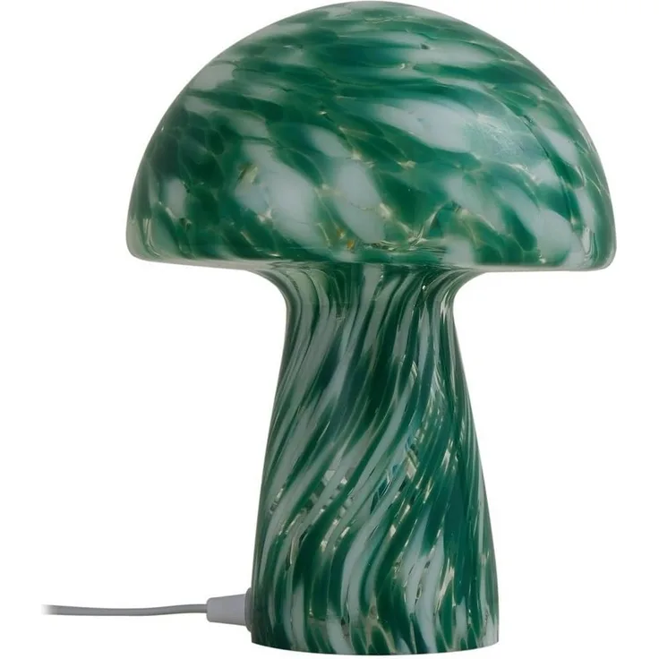 Lindby Tischleuchte Hubi, Glas Grün IP20, 1 x 15 W LED