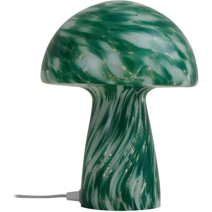 Lindby Tischleuchte Hubi, Glas Grün IP20, 1 x 15 W LED – Bild 1