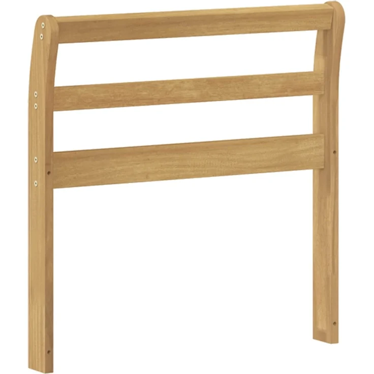 vidaXL Armlehnen Modul 2 pcs Weiß 58,5 x 8,5 x 60 cm Massivholz Akazie 901517 – Bild 7