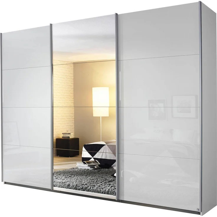 rauch Schwebetürenschrank Kulmbach inkl. Schubkasteneinsatz und Einlegeböden – Bild 1