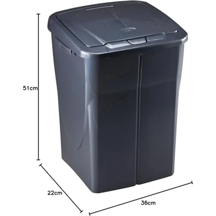 Mondex Mondex Abfalleimer Müllsortierer Mülleimer 45 Liter – Bild 7