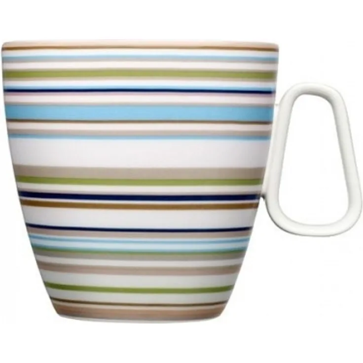 Becher mit Henkel – 400 ml - Beige Origo Iittala Becher - Mikrowellengeeignet Backofengeeignet geeignet, Spülmaschinengeeignet