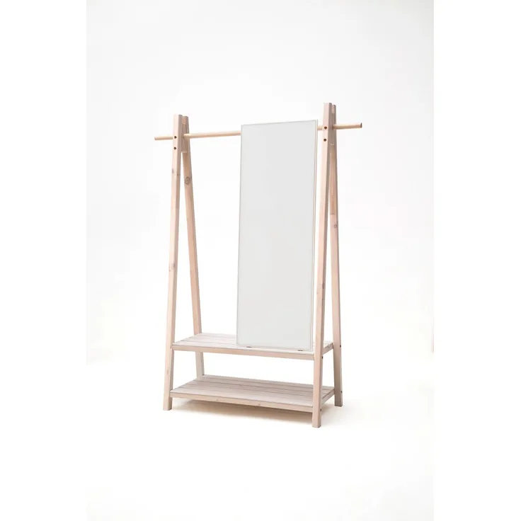 Diele Standgarderobe Garderobe Fichte Weiß