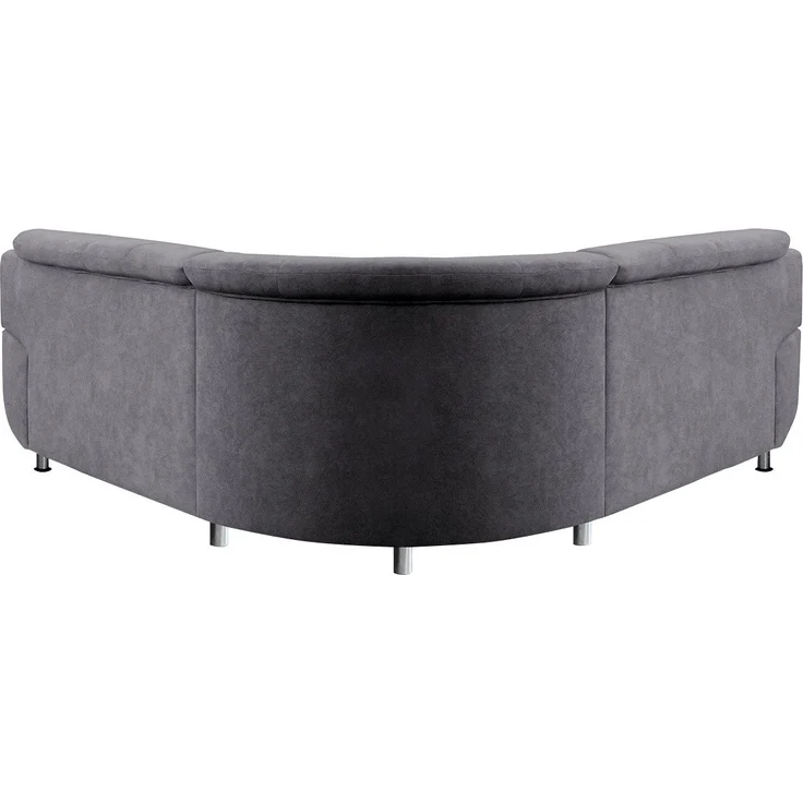 TRENDMANUFAKTUR Ecksofa Rondo wahlweise mit Schlaffunktion, 267x247 cm (BxT), breite Armlehnen, L-Form, wahlweise mit Federkern bestellbar, Füße chromfarben – Bild 3