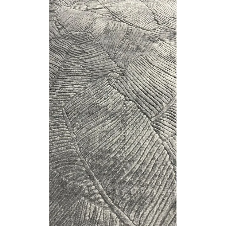 Rutschfester Gartenläufer 80 x 80 cm Polyester Grau 88687194 [en. casa] – Bild 5