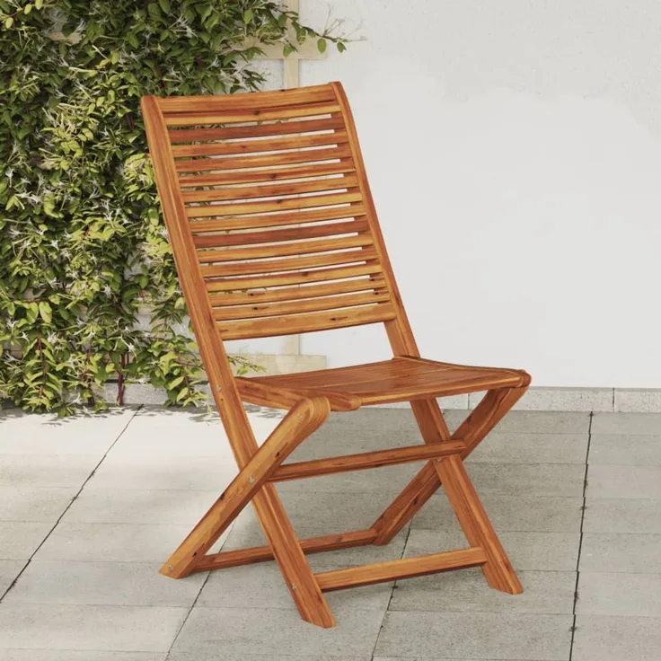 vidaXL Gartenstühle 2 Stk. Klappbar Massivholz Akazie 367696