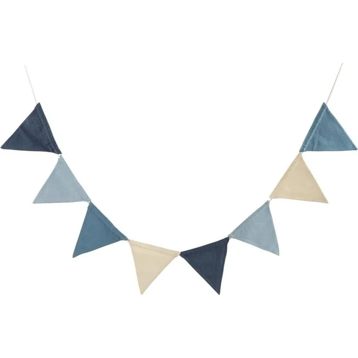 Sebra Wimpel, Doppelseitige, Powder Blue 250 cm