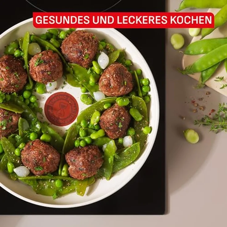 Tefal CERA BRIGHT ON Topf-Set, 7tlg. Keramikset aus 100% recyceltem Aluminium, Antihaftbeschichtung und Thermo-Fusion Boden – Bild 5
