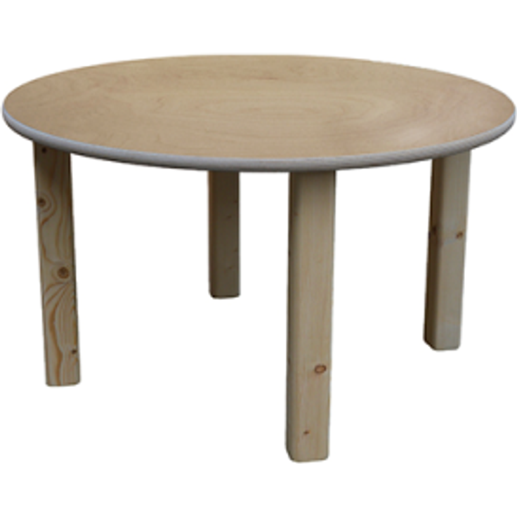 ELI Kindertisch - Rund - Geschliffen - Ø 80cm
