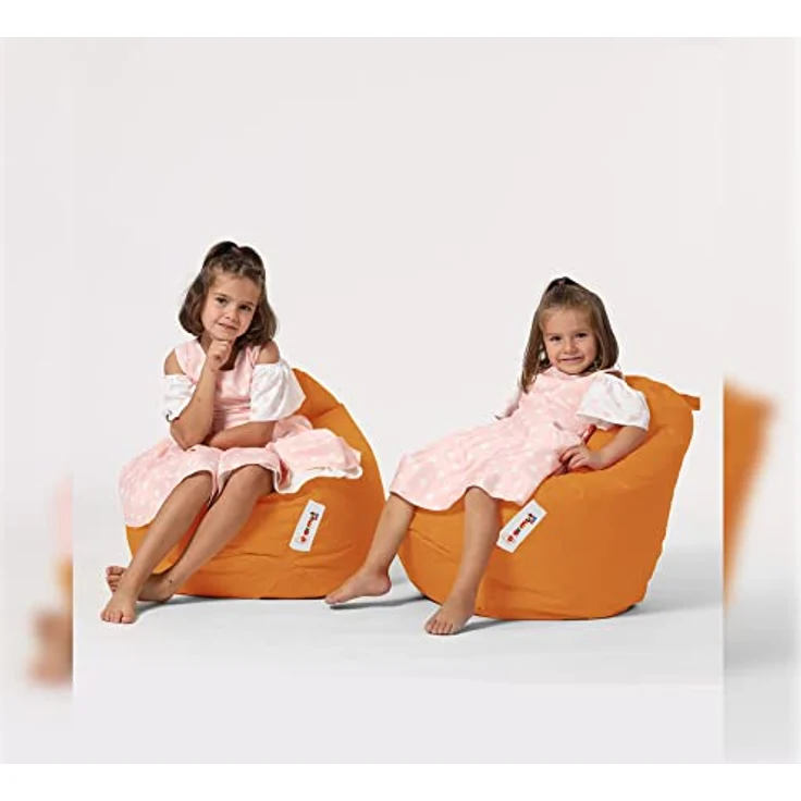 WELL HOME MOBILIARIO & DECORACIÓN Outdoor Sitzsack für Kinder, Orange – Bild 2