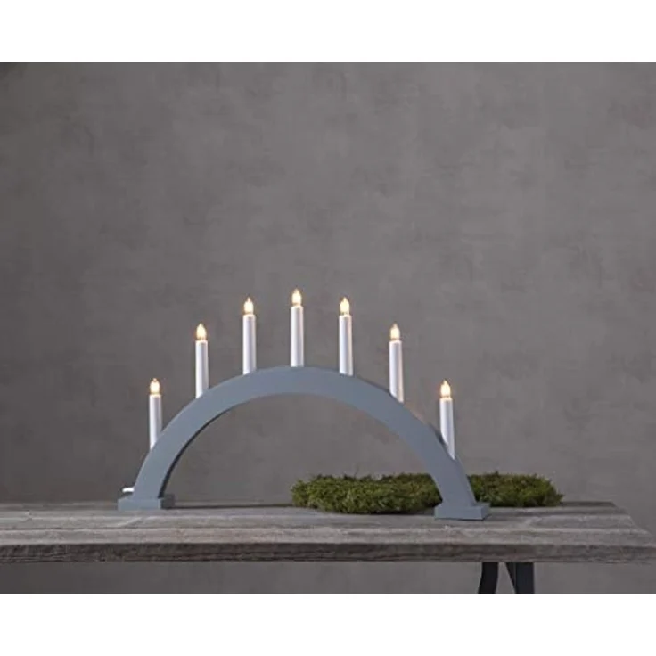 Fensterleuchter "Trapp",7-flammig, grau, 57x34 cm – Bild 2