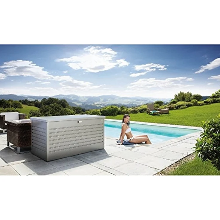 Biohort Freizeitbox, 160: 160 x 79 x 83 (b x t x h) cm, quarzgrau-metallic – Bild 2