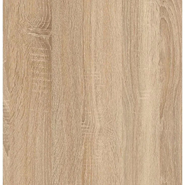 Kleiderschrank mit zwei Schiebetüren mit Kleiderstange und einem Innenregal, Eichenfarbe, Maße 100 x 200 x 50 cm – Bild 7