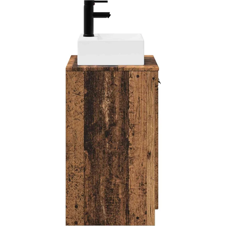 vidaXL Waschbeckenschrank Altholz 54 x 41 x 99,5 cm Holzwerkstoff 3404248 – Bild 6