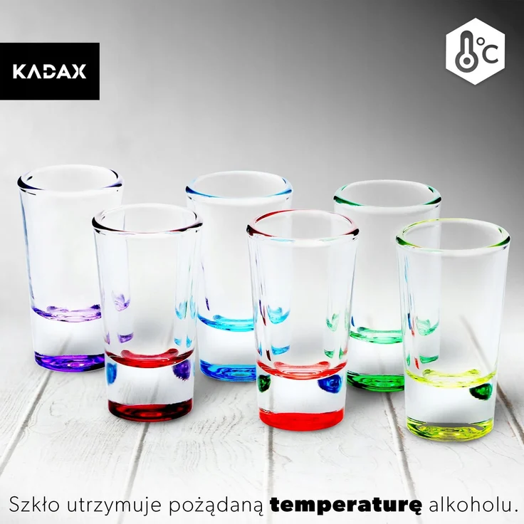 KADAX Wodka Schnapsgläser-Gläserset 6-tlg. 28 ml – Bild 5