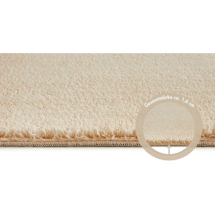 Andiamo Badematte Arezzo, Höhe 16 mm, rutschhemmend beschichtet, fußbodenheizungsgeeignet, schnell trocknend, Polyester, rechteckig, Uni Farben, auch in rund und als 2er Set erhältlich – Bild 2