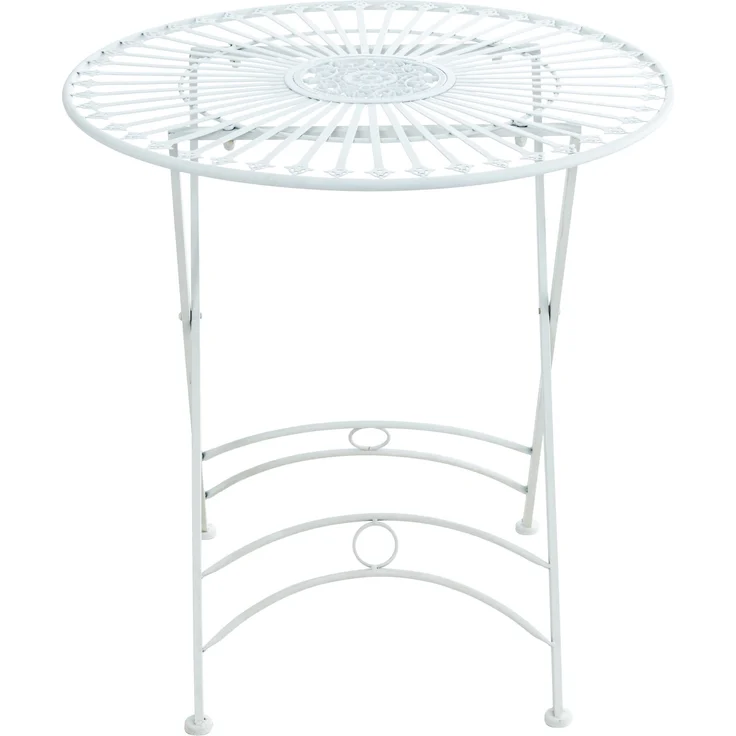 CLP Bistrotisch Tegal aus Eisen,weiß – Bild 2