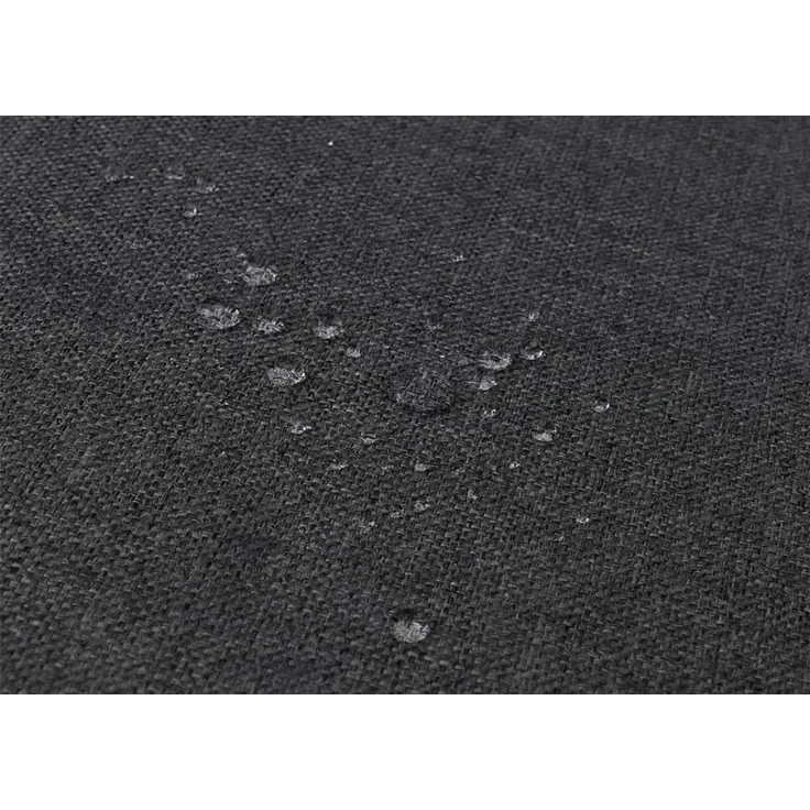 Aluminium-Gartenstuhl HWC-P90, Loungestuhl Sessel Outdoor, Seilgeflecht Rope Stoff/Textil (180g/m²) ~ anthrazit – Bild 4