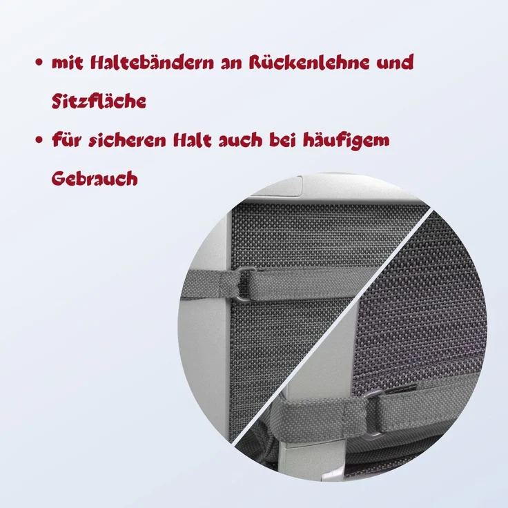 Sun Garden Avantgarde Hochlehner-Auflage Beige 122 x 48 x 5 cm – Bild 4
