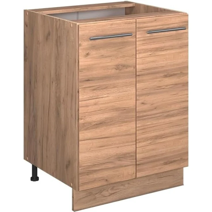 Küchenunterschrank Fame-Line Goldkraft Eiche 60 cm , AP Eiche Vicco – Bild 1