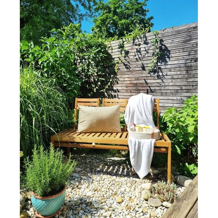 JACK Kissenbezüge 2er Set 40x60cm Outdoor Wasserfest, (2 Stück), 2x Kissenhülle, strapazierfähig, wasserabweisend, Innen & Außen – Bild 3