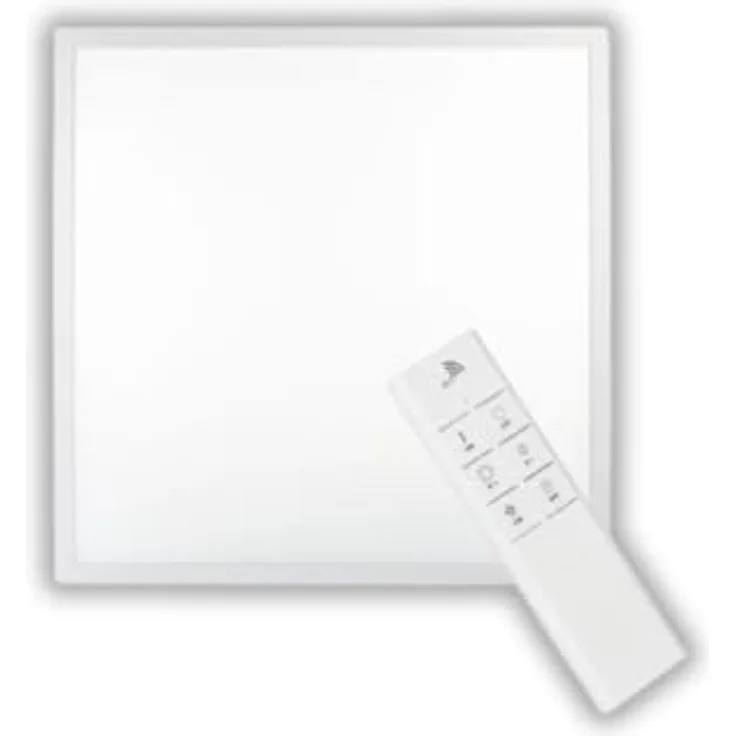 ENOVALITE LED Panel 30x30 cm, Bürolampe 18W, CCT Warmweiß/Neutralweiß/Kaltweiß, 1700lm mit Fernbedienung und 230V Marken-Netzteil, Deckenlampe für Rasterdecke