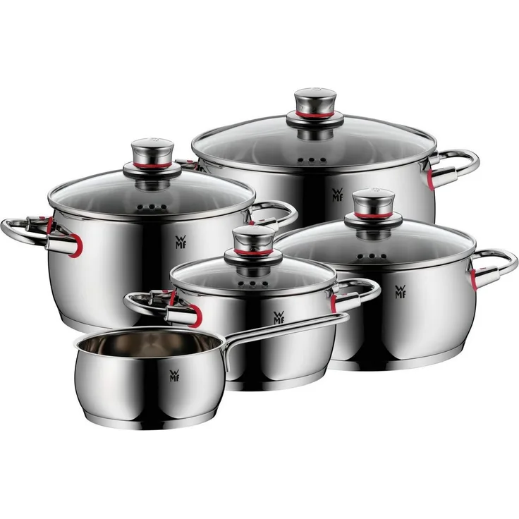 WMF Cooking Pot Quality One Set 5pcs (07 7455 6380) WMF7455 WMF 7455